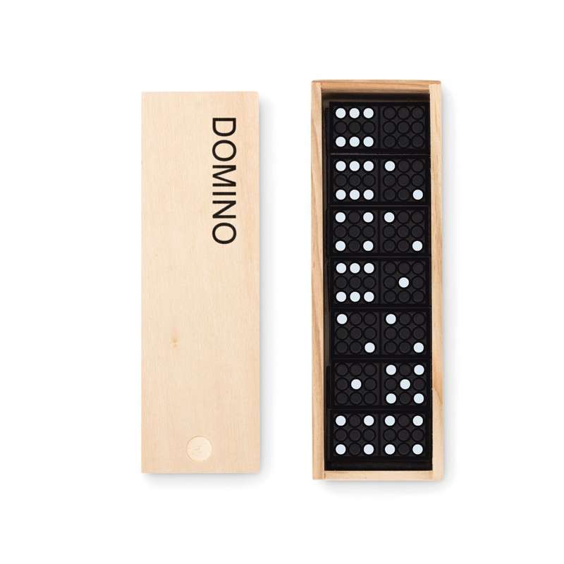 DOMINO - Jeu de domino dans une boite - Jeu en bois à prix grossiste